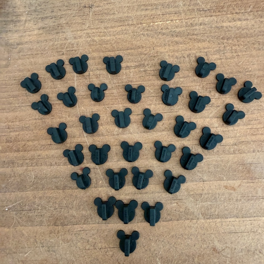 Official Disney Mickey Mouse Shaped Pin Backs